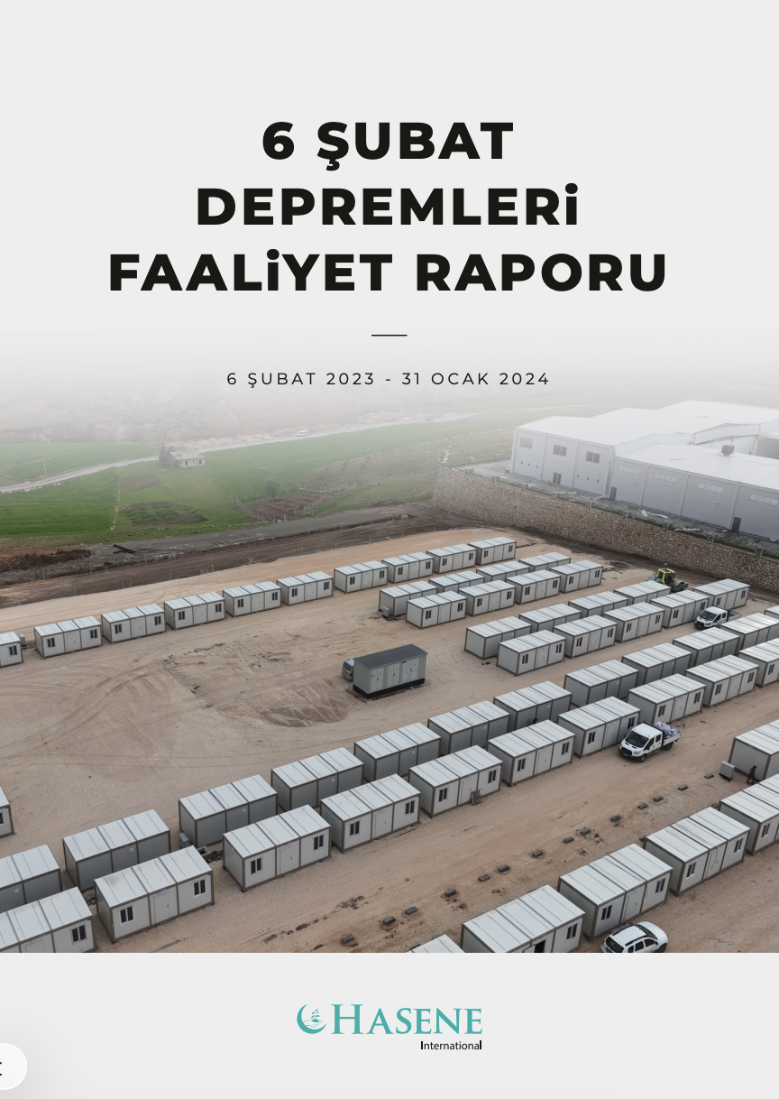 6 Şubat Depremleri Faaliyet Raporu